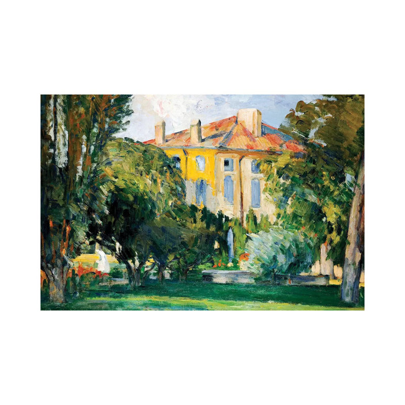 The House At Jas De Bouffan, 1882-85 by Paul Cezanne - Wrapped Canvas Print, 101.6 cm H x 66.04 cm W x 1.91 cm D