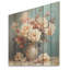 Magnifique bouquet de roses I - Roses, art sur bois de pin naturel-1768938830