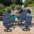 Outdoor High Back Dining Chair Cushion Set-193968245-194026265