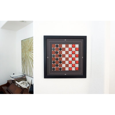 Magnetic Checkers Game-Modern - Print