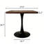 Petite table de salle à manger en tulipe avec pied central en métal-944431863