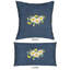  Housse de coussin lombaire en coton Daisy