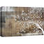 Abstract Tree "White Branch Leaves On Wood Effect Background Artwork, Abstract Neutral Tan Rustic Wall Pictures, Large Framed Canvas Giclee Print Wall Art"-1697138710-1663957862-1639753150