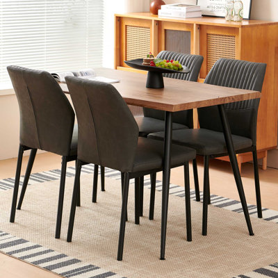 47 Inch Dining Table Set For 4