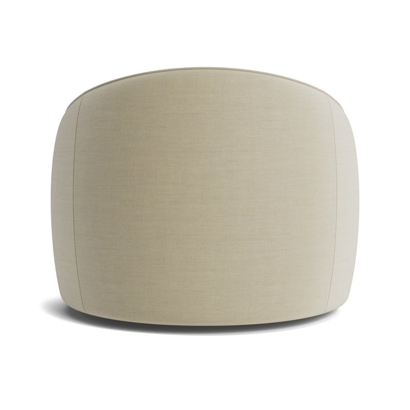 Giselle Full Swivel Chair, Performance Linen - Flax