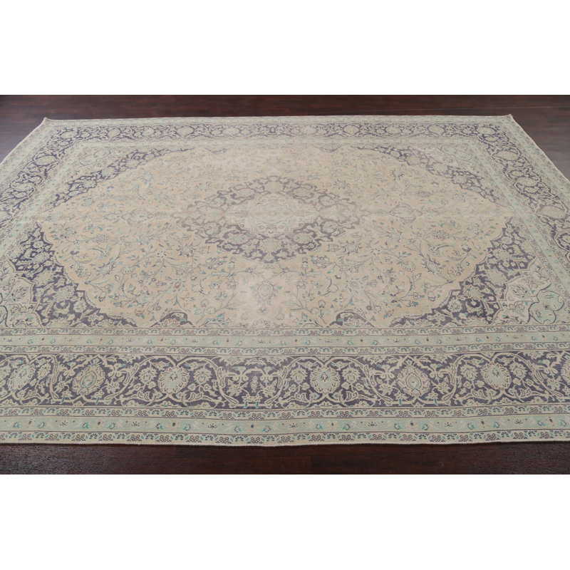 Raphiel One-of-a-Kind 8'1" X 11'2" 1960s Wool Area Rug in Beige