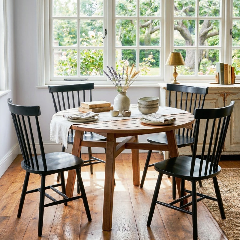 Calaby Dining Set, Noir