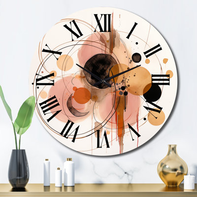 Horloge murale en métal