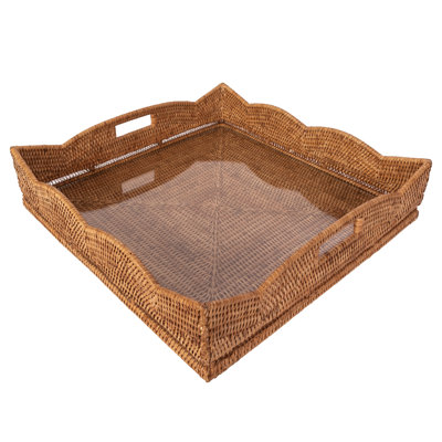Landry Handmade Rattan Tray