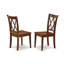 Ensemble de table de salle à manger 9 pièces comprenant une table de salle à manger rectangulaire avec rallonge papillon et 8 chaises en bois d'acajou-504888705-468735522-454081002