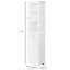 Armoire de rangement pour salle de bain, armoire de salle de bain haute, armoire d'appoint étroite avec porte en acrylique, armoire de rangement décorative pour la maison