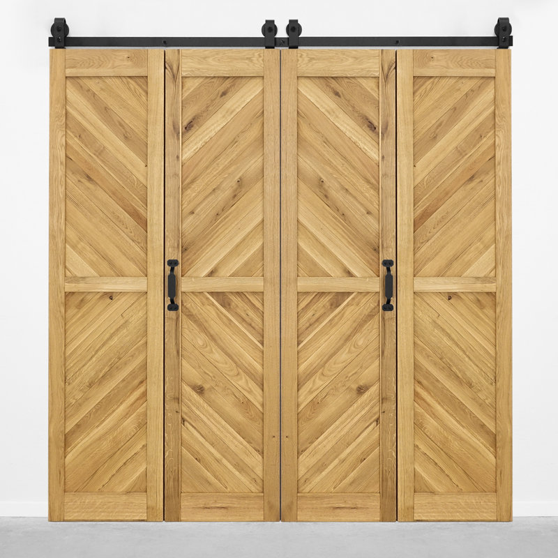 Solid Oak Barn Door, Natural Oil