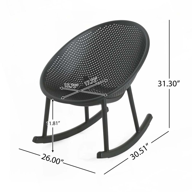 Chaise berçante pour l'extérieur
