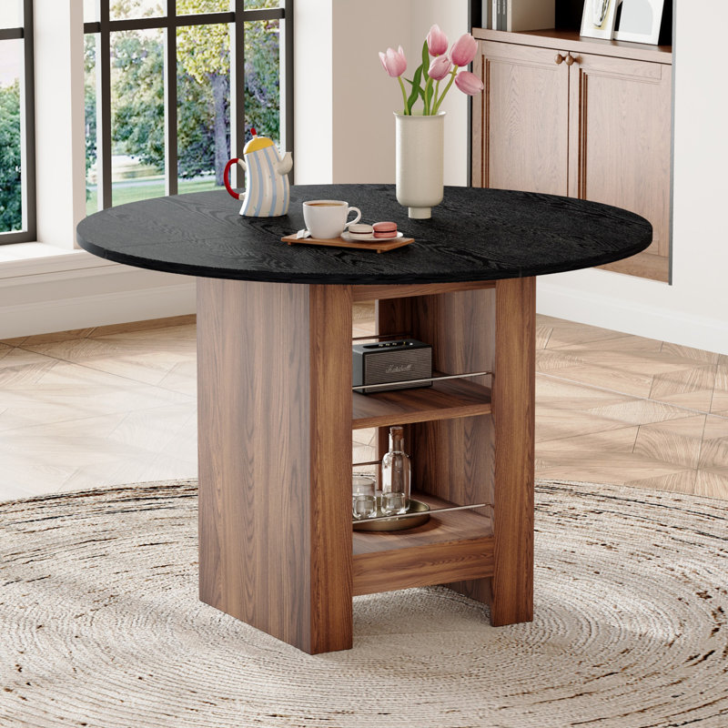 Tables de salle à manger (table seulement, sans chaises, avec plateau et pieds), rangement