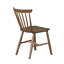 Ensemble de 2 chaises de salle à manger en bois avec dossier à broches-948024053