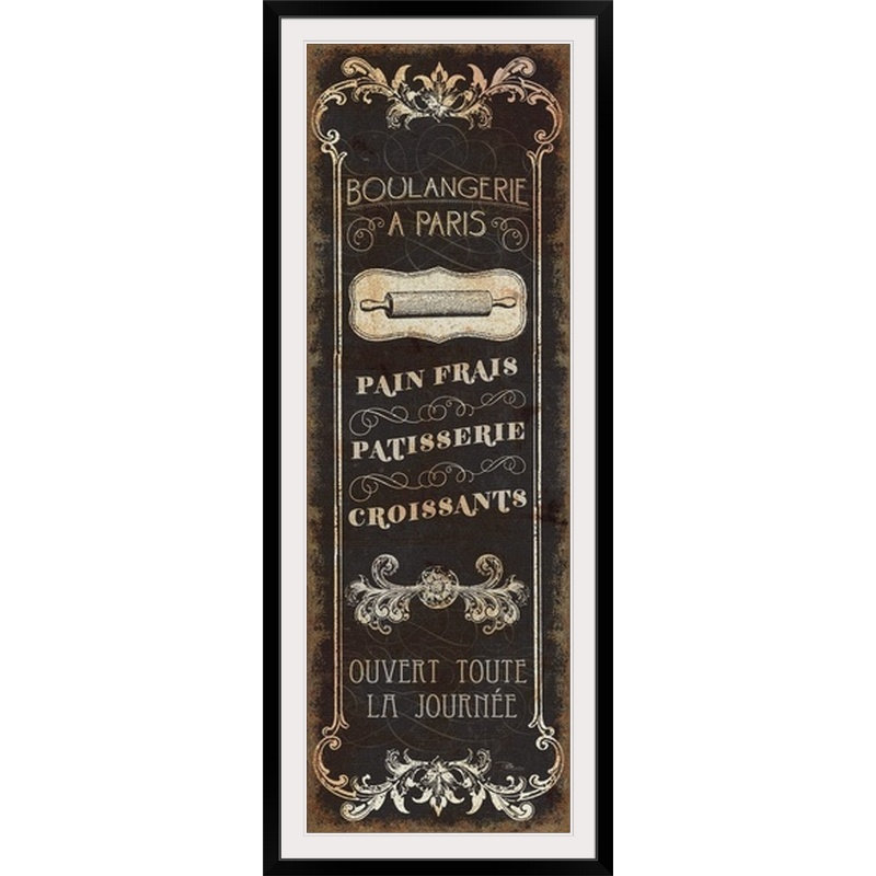 « panel-i », impression Parisian Sign, Cadre noir, H 44 po x l 20 po x P 1 po