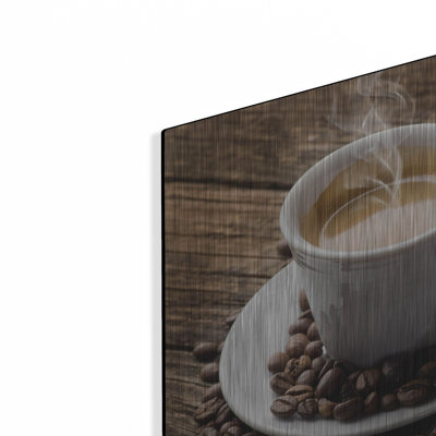 Art mural en métal «Time for Coffee» par Luxe Portfolio, 36 po x 24 po