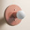 Single Light Dimmable Ceramic Flush Mount Sconce