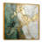 Gold And Green Paint Fusion - Abstract Painting Framed Wall Art-1478004710-1478004718-1518643702