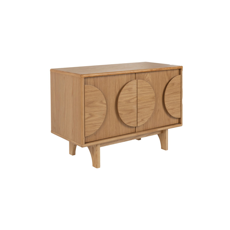 Groove Accent Cabinet, Brown