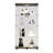 4 Shelves And 2 Doors Glass Display Cabinet With Led Lights, Floor Standing Curio For Living Room, Bedroom, Office, 64.7"x31.7"x14.3", Black - Stylish Storage Collectibles 64.7"x31.7"x14.3"