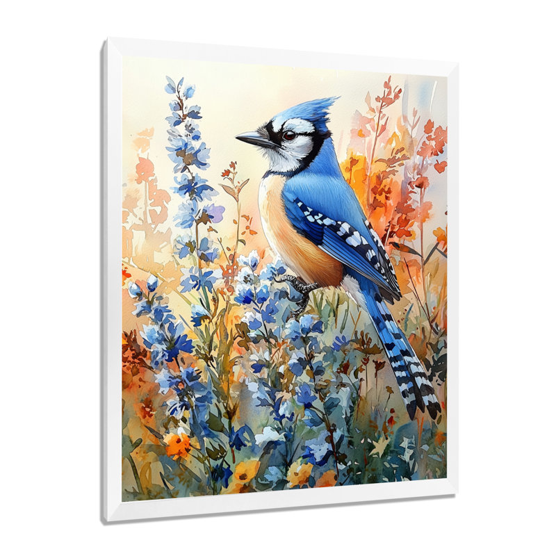 Gaines - animaux, art mural sur toile, H 32 po x l 24 po, Reproduction encadrée d'une seule photo, Blanc