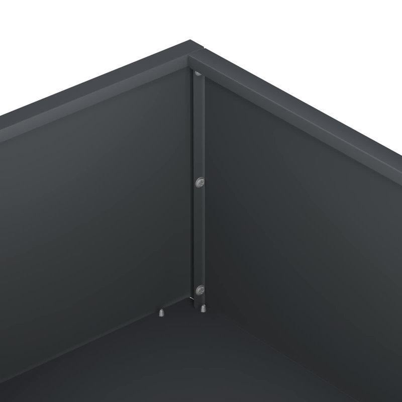 Planter Box, 45cm H x 45cm W x 45cm D, Anthracite
