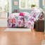 Ensembles de literie pour lit simple / simple à motif floral moderne, polyester hypoallergénique, mise à jour de chambre à coucher joyeuse