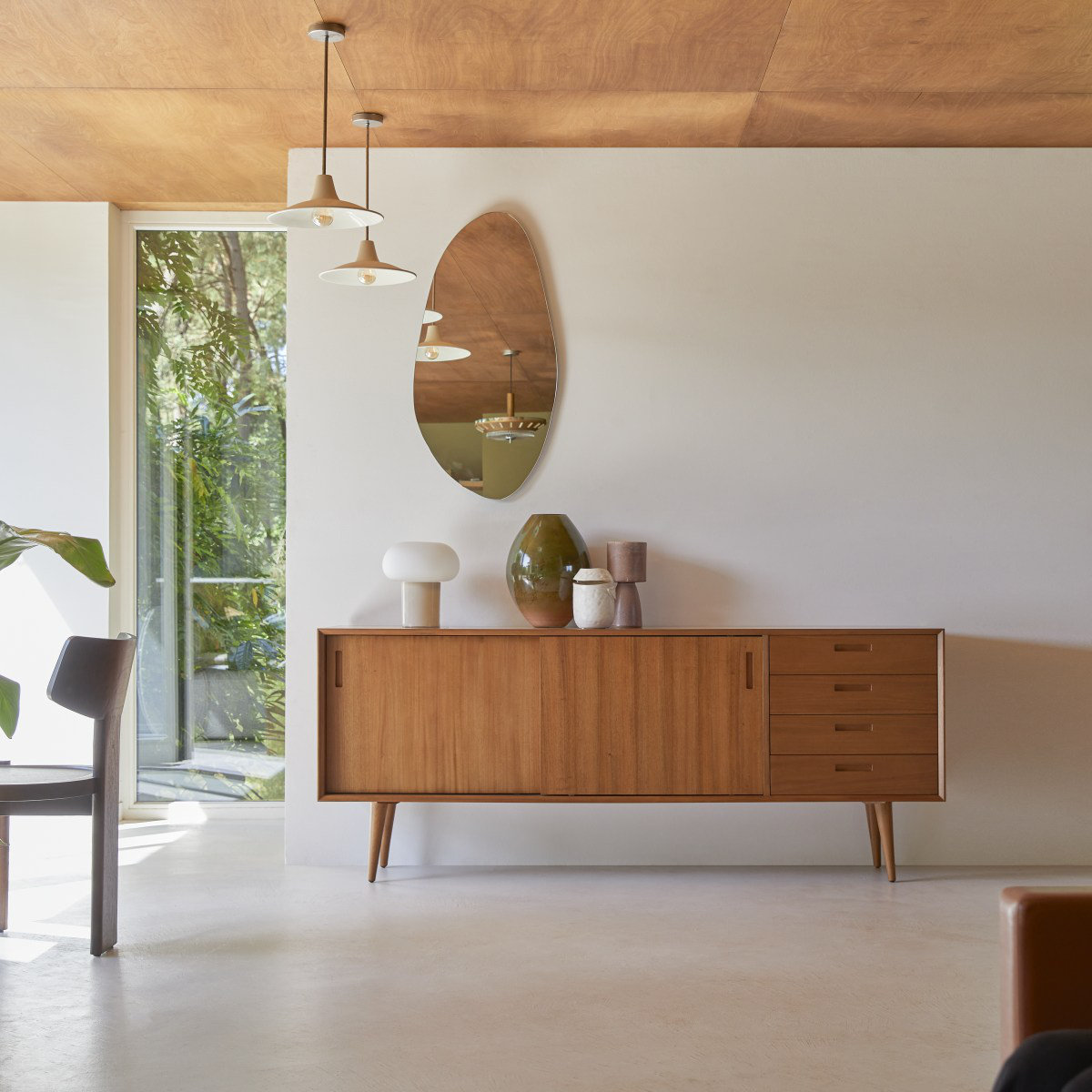 Tikamoon Magda 50's 78.74'' Sideboard | Wayfair