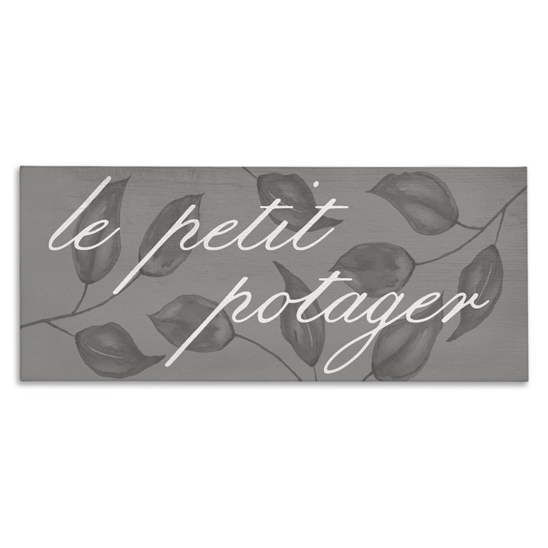 Petite toile de jardin de légumes, design par Lil 'Rue, H 13 po x l 30 po
