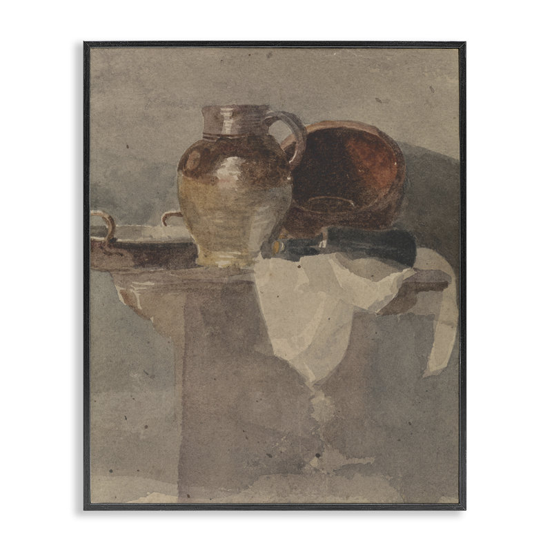  Art giclée encadré par Peter Dewint, H 30 po x l 24 po, Giclée encadrée noir minuit