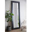 Miroir pleine grandeur, miroir de plancher noir