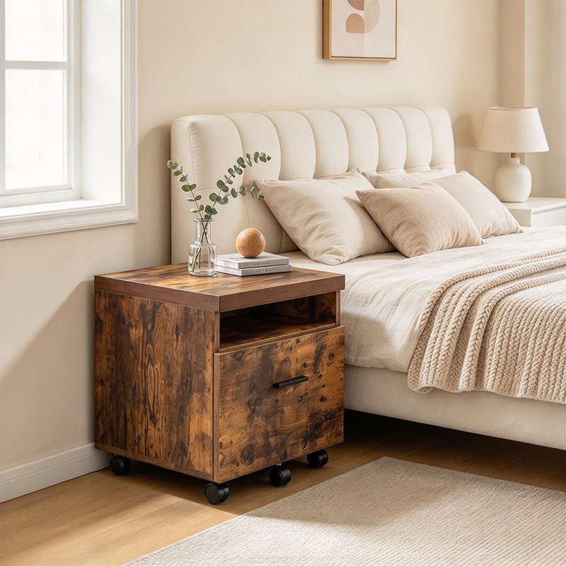 19 " W Steel Standard Drawer Nightstand