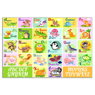 Alphabet - Wrapped Canvas Print