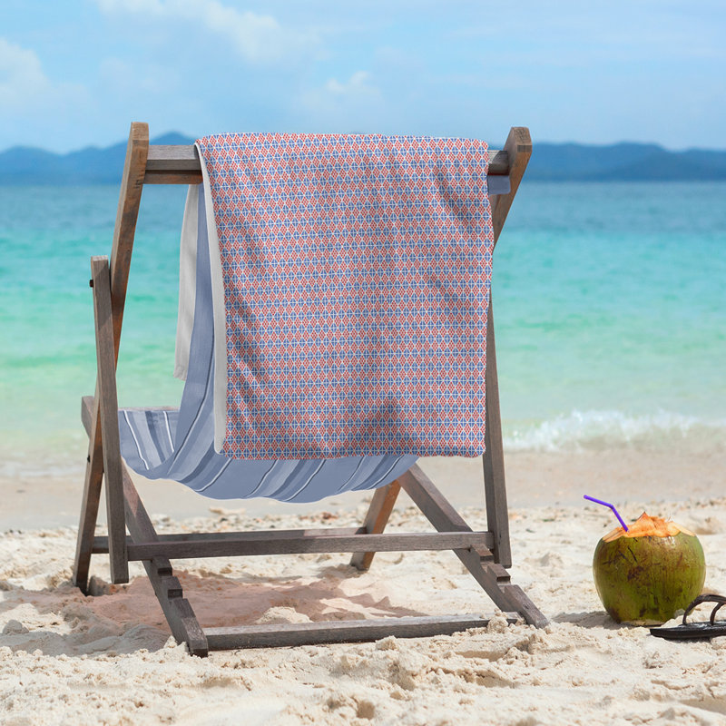 Beach Towel, Violet, Poly/Cotton