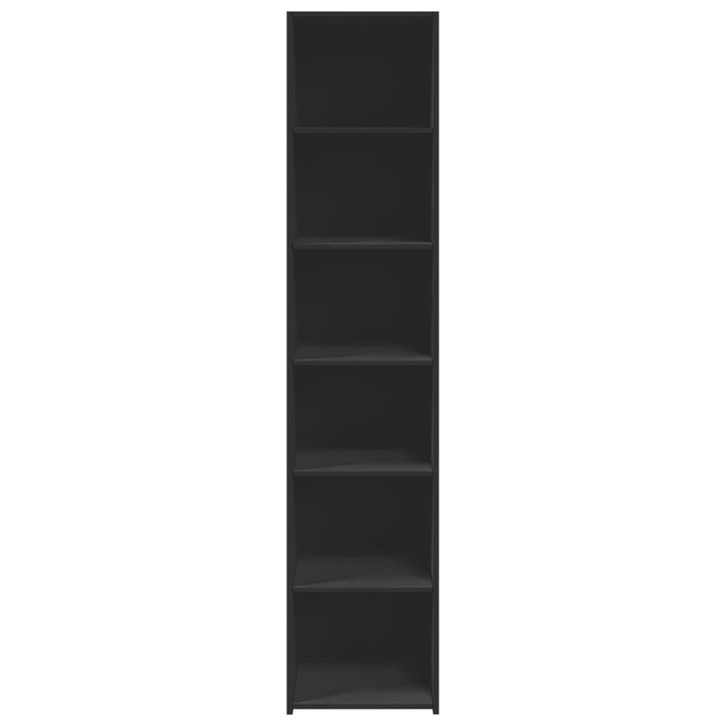 Arban 185cm H x 40cm W Bookcase, Black