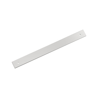 Ladera 12 inch (305mm) Center-to-Center Rectangle Polished Chrome Appliance Pull Backplate