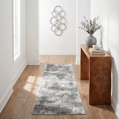 Blace Collection Abstract Contemporary Area Rug