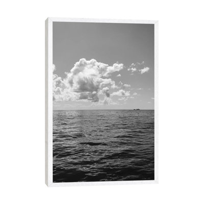 Monochrome Ocean View II by Bethany Young - Print on Canvas