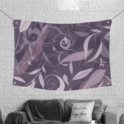 Tapisserie murale à motif floral - Art Wall Decor_12339