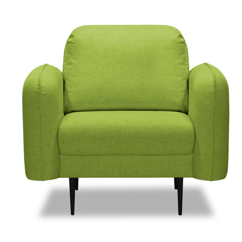 Natalie Upholstered Armchair, Ontario Lime Green