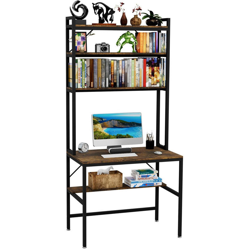 31-Inch Gaming Desk, Brown