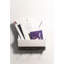 Steel Wall 3 - Portemanteaux en métal avec 3 crochets et panier de rangement en plastique FantasHome-1048682498