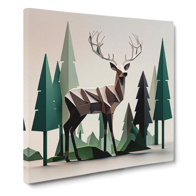 Modern Wall Art - Wrapped Canvas, 35cm H x 35cm W x 3cm D