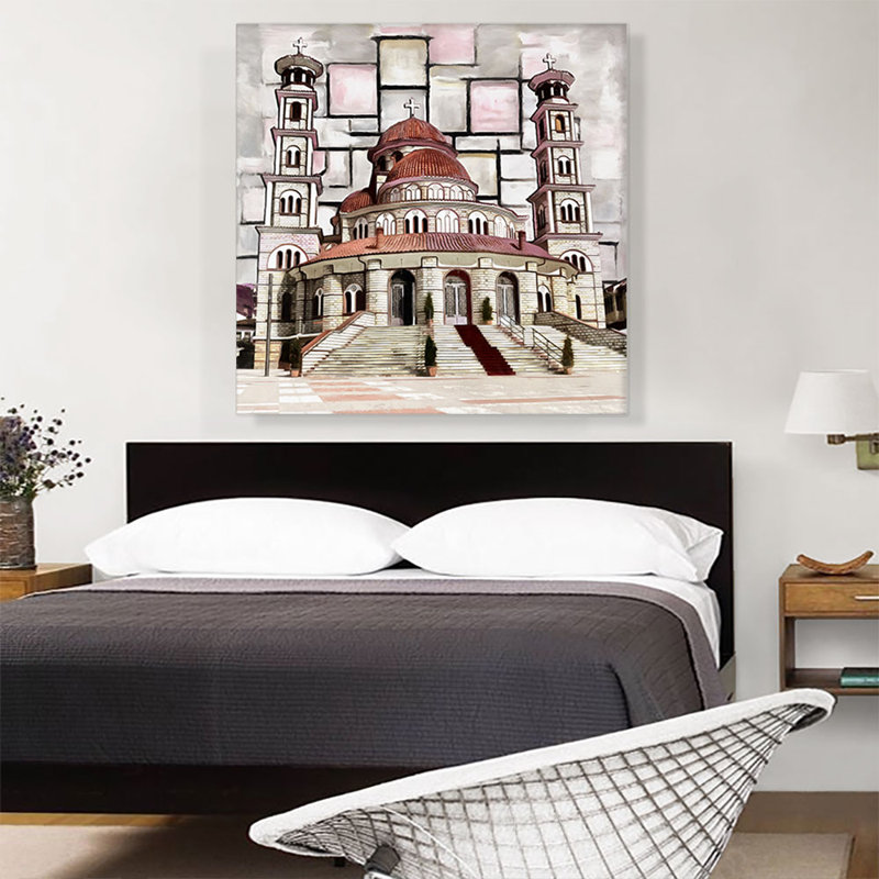 Albanie, pays des balkans, reproduction d'art sur toile tendue, H 36 po x l 36 po x 1,5 po