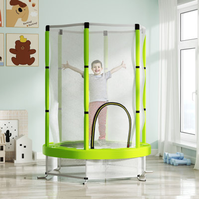 Freeport Park 4267.2cm Cylinder with Safety Enclosure Kid / Toddler Trampoline