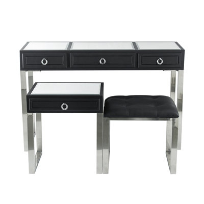 48'' Glass Top Console Table