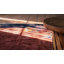 Tapis bleu marine, rouge / rouille