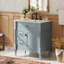 Meuble-lavabo 30 po avec lavabo, gris-bleu-2090415055