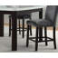 Tabouret gris 5 pièces Sapphire